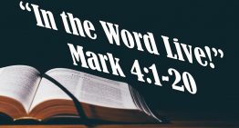 In the Word, Live! – Mark 4:1-20