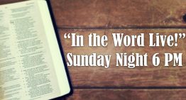 In the Word, Live! Jesus as the fulfillment  of the Temple